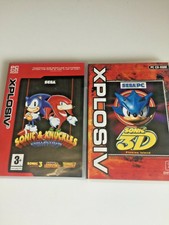 SONIC AND KNUCKLES COLLECTION & SONIC 3D PC CD-ROM-USED tested