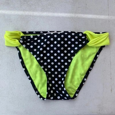 Новые женские так черный и белый в горошек бикини низ купальник размер S хипстер - Изображение 1 из 2