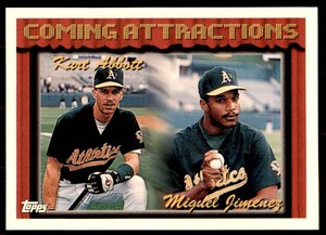 1994 Topps Kurt Abbott/Miguel Jimenez B Baseball Card #773