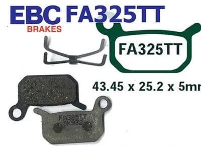 Pastillas de freno EBC FA325TT para KTM SX 50 65 CR 50 SM 50 Mini Adventure 50 Husqvarna Foto 1 de 2