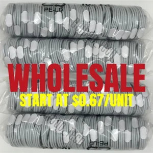 Wholesale Bulk Lot USB Cable 3Ft 6Ft For Apple iPhone 14/13/12/11/8 Charger Cord - Picture 1 of 17