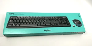 Logitech MK270 kabellose Tastatur und Maus Combo Neu im Karton - Bild 1 von 3