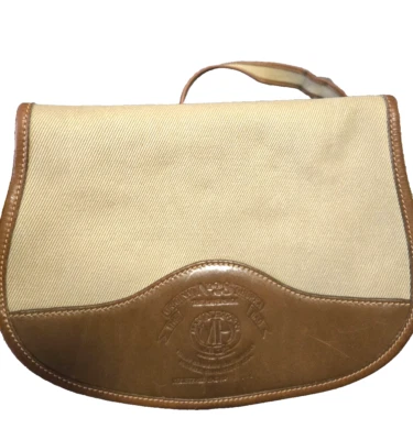 Vintage Ghurka No. 28 The Haversack Leather Canvas Shoulder Bag - Изображение 1 из 4