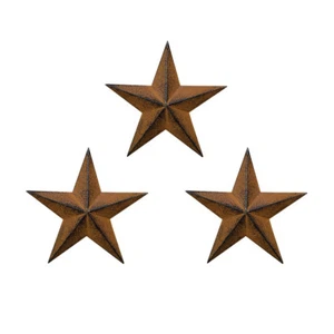 3er Set Metall patrotic Old Glory Americana Scheunenstern 4. Juli Dekoration 8" - Bild 1 von 2