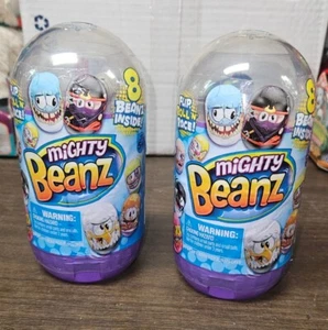 Neu Mighty Beanz Slam Pack mit 8 Bohnen VERSIEGELT lila Flip Roll Rennen Menge 2 - Bild 1 von 8