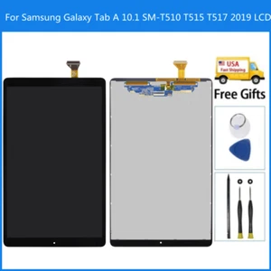 Display LCD Touch screen Digitizer FR Samsung Tab A 10.1 SM-T510 SM-T515 SM-T517 - Picture 1 of 7