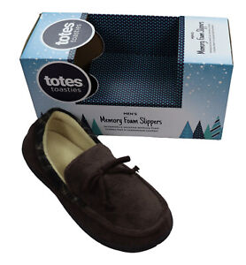 Totes Toasties Memory Foam Indoor/Outdoor Men's Slippers NIB Pick Style/Size