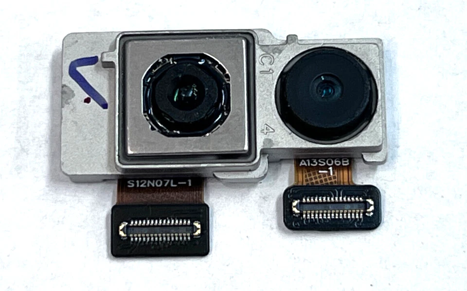 PIEZA DE TELÉFONO CELULAR LG G8x ThinQ LM-G850 TRASERA GRANDE DOBLE CÁMARA FLEX OEM Foto 1 de 1