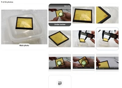 *Compatibility unknown Ex* Zeiss Ikon Square Filter Yellow 39.2x39.2mm 30979 - Image 1 of 4