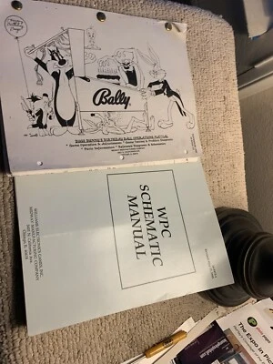 original Bugs Bunny Birthday Ball Set Bally pinball MACHINE manual - Image 1 of 4