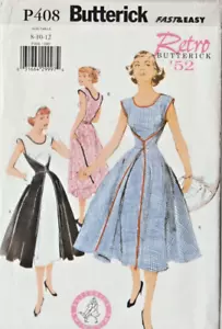 "SWING TIME 50's"DRESSES -BUTTERICK RETRO- Circa 1952 Archive (Size 8 - 12) P408 - Picture 1 of 2