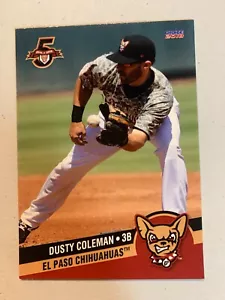 Dusty Coleman Card 2018 El Paso Chihuahuas Team Card - Picture 1 of 1