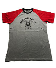 Diablo Varsity Raglan T-Shirt Heathered Grey/Red Size XL