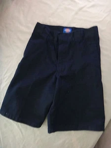Free Ship - NEW SZ 10 Boys DICKIES Navy Blue Classic Fit Multi-Pocket Easy Care - Picture 1 of 6