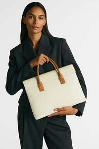 Briefcase Handbag Business Bag Messenger Laptops Travel Bag Light & Thin - Picture 1 of 11