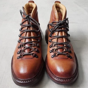 Botas de senderismo Officine Creative para mujer de cuero bruñido marrón IT39 NUEVAS EN CAJA - Imagen 1 de 14