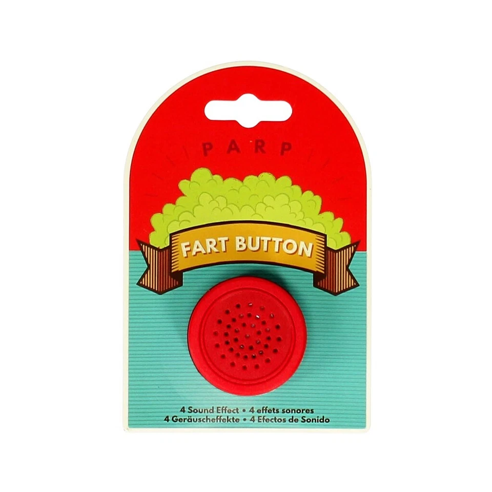 DOTCOMGIFTSHOP Rex London Fart button - Classic Jokes