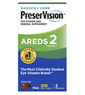 (2x 210ct. bottle) Bausch + Lomb PreserVision AREDS 2 Formula Supplement