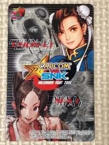 1991 STREET FIGHTER II GAMEST Vintage Trading Phone Card Japan Mai Chun Li - Bild 1 von 2