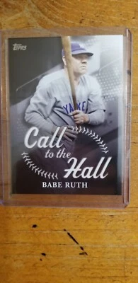 2025 TOPPS BABE RUTH CALL TO THE HALL - Image 1 of 2