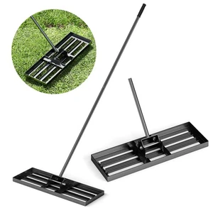 30" x 10" Heavy Duty Level Lawn Tool Lawn Leveling Rake for Garden Backyard/Lawn - Picture 1 of 9