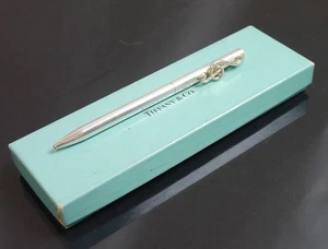 Authentic Tiffany & Co. Ballpoint pen Music score Sterling Silver #8775 - Picture 1 of 10