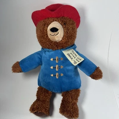 Kohls Cares Plush Paddington Bear 14" 2016 Brown Blue Red Stuffed Animal Toy - Image 1 of 4