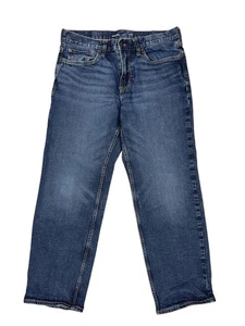 Old Navy Herren Loose Jeans 34x32 Dark Wash Blau Denim Built In Flex - Bild 1 von 7