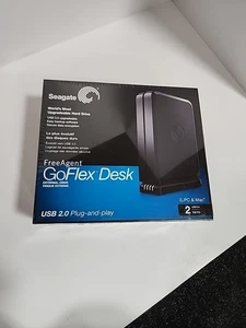 Computer PC & Mac Seagate FreeAgent Go Flex Desk 2TB External Hardrive USB 2.0  - Picture 1 of 9