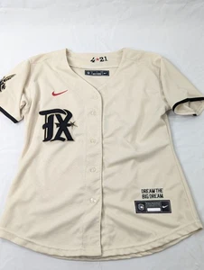 Nike Engineered Texas Rangers Damen Small Trikot Ivory Cream City Connect - Bild 1 von 8