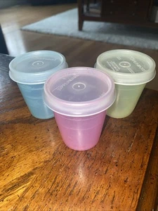 Drei kleine Tupperware Behälter, Vintage - Bild 1 von 1