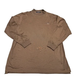 Carnoustie Herren 100 % Baumwolle braun Stehkragen LS Top Torrey Pines, Größe XL - Bild 1 von 8
