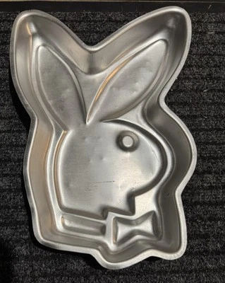 Vintage Wilton Playboy Bunny Hase Junggesellenabschied Kuchenform Blech Geburtstag - Bild 1 von 3