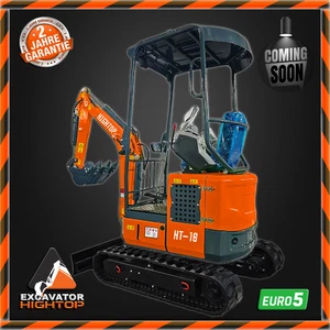 HT-18 Eco Minibagger 1,8T Knickmatik, Schnellwechsler, Löffelpaket, Starter Kit - Bild 1 von 6