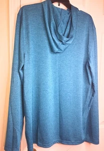 BCG Felpa Uomo Verde con Cappuccio Pullover Manica Lunga Traspirante Umidità Taglia Large - Foto 1 di 10