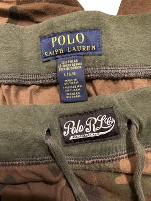 POLO 1992 Ralph Lauren Camo Shorts Drawstring Casual Sweat Jogger  Men’s Size L - Image 1 of 4