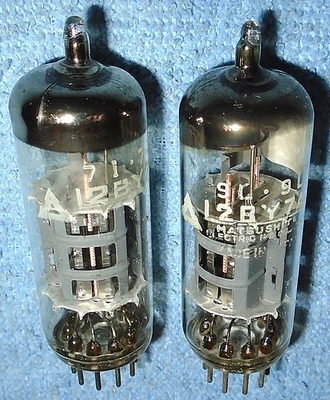 2 Matsushita 12BY7A Vacuum Tubes - Vintage Audio Pentodes Made in Japan - Image 1 of 2