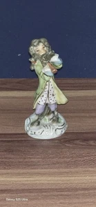 Rare Victorian Sitzendorf Monkey Band Flute Player - 4 Inches Tall - Picture 1 of 5