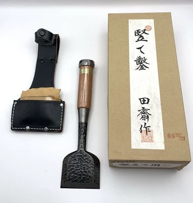 Japanese Chisel Tasai nomi "Akio Tasai" Tate nomi 65mm Extra Wide Woodwork tool - Image 1 of 4