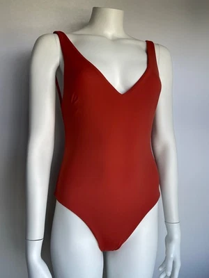 FELLA Orange UK L Swimsuit Reversible V-Neck Low V Back - Image 1 of 4