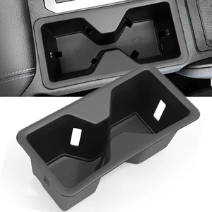 Black Silicone Console Cup Holder For Toyota Land Cruiser Prado J250 LC250 24-25 - Picture 1 of 9