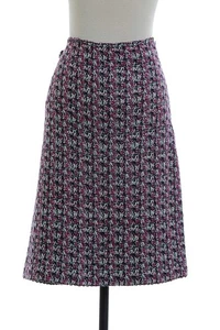 St John Knits Textured A- Line Skirt Flamingo Multi Sz 14 NWOT $595 - Picture 1 of 2