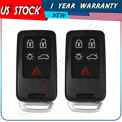2 Remote Car Key Shell for Volvo XC70 2009 2010 2011 2012 2013 2014 2015 2016 Foto 1 de 4