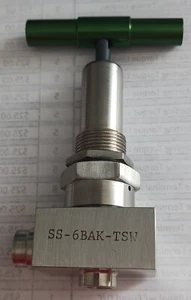 Nupro Valve SS-6BAK-TSW Manual Shut Off. New, no box. Free Shipping - Picture 1 of 5