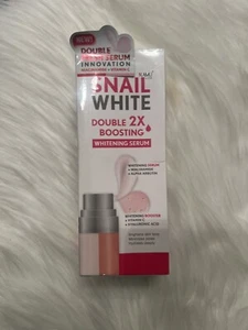 Snail Whit Double 2X Boosting Whiteni Serum Reduce Dark Spots Glow 40+40 ml. - Picture 1 of 4