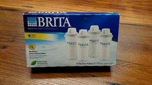 Filtro de repuesto de agua estándar Brita para jarras/dispensadores paquete de 4 nuevo - Imagen 1 de 4