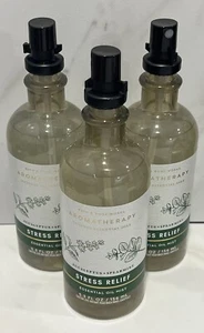 3 Bath & Body Works Aromatherapy Stress Relief Essential Oil Mist 5.3 oz - Picture 1 of 2