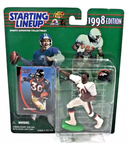 Kenner Starting Lineup Superstar Collectibles Terrell Davis Broncos 1998 Edition Cover