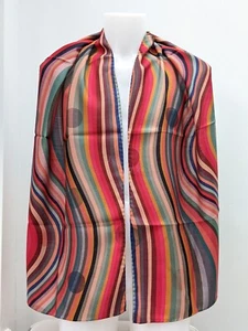 Paul Smith Women's Scarf - BNWT Signature Swirl Polka Dot Reversible RRP - Picture 1 of 12