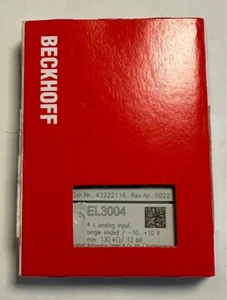 Beckhoff EtherCAT-Klemme / 4-Kanal-Analog-Eingang / EL3004 / Neu in OVP - Picture 1 of 8